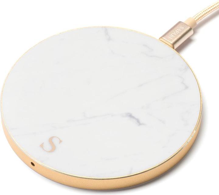 Produktbild Safari Selection Ladestation CIRCLE MARBLE weiss/klein gemustert (10 W)