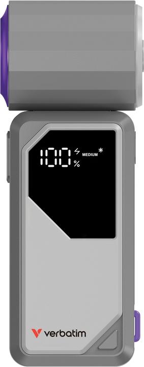 Image du produit Verbatim Handventilator Cool'n'Go AirJet grau/lila