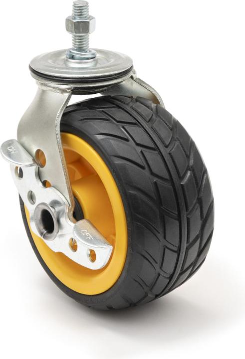 RocknRoller Rock N Roller - RCSTR6X3 - 6x3 Ground Glider Caster with Brake (upgrade fits R14) (Accessories)