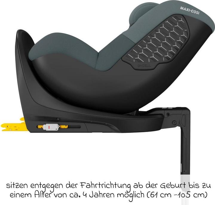 Actual product image Maxi-Cosi Mc Mica 360 S Tonal Graphite (Reboarder, ECE R129/i-Size Standard)