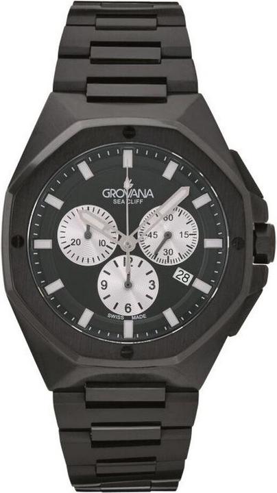 Immagine prodotto Grovana Collezione Sea Cliff Chrono - Montre quartz swiss made (Fatto in Svizzera)