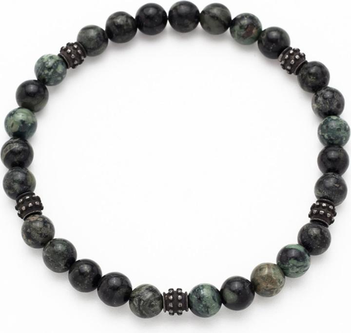 Leyda Armband Herren (19.50 cm, Edelstahl, Stein)