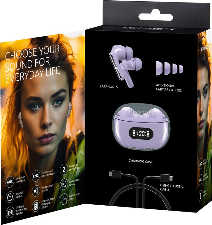 Image du produit Intenso Buds Plus (ANC, 7.50 h, Sans fil)
