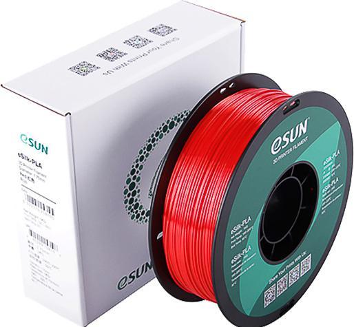 Immagine prodotto eSUN EPLA-SILK 1,75mm ROSSO 1kg FILAMENTI 3D (PLA, 1.75 mm, 1000 g, Rosso)