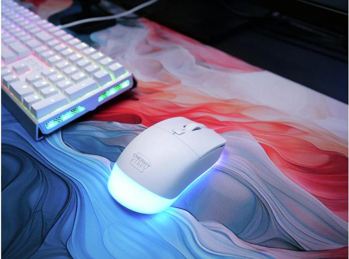 Actual product image CHERRY xtrfy M50 White Wireless Mouse (Wireless, Cable)