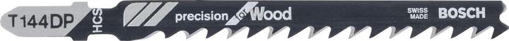 Bosch Professional Zubehör PRO Wood precise T144DP Stichsägeblatt, 100 mm, 5-tlg.