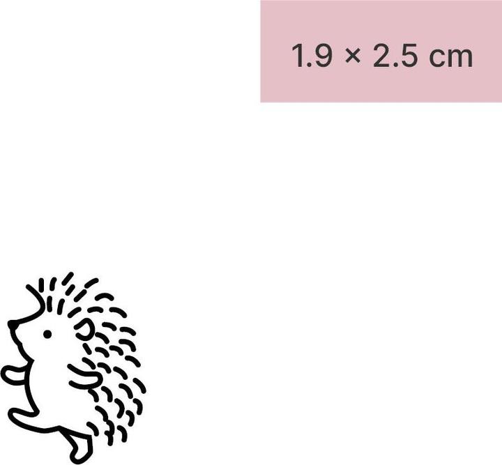 Produktbild minink Temporäres Tattoo – Tanzender Igel