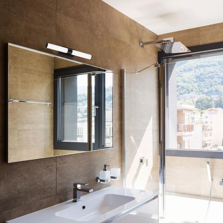 Immagine prodotto B.K.Licht Lampada da bagno a LED, nera, 1xLED/7W
