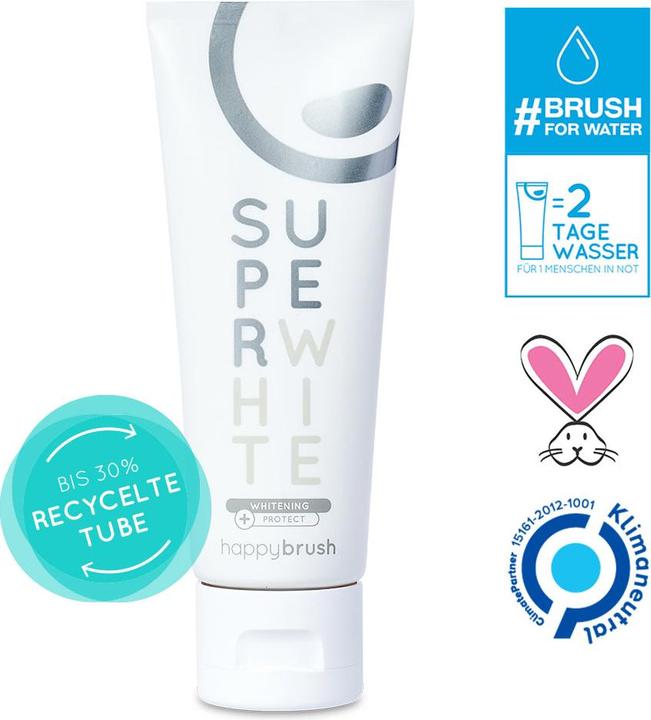 Actual product image happybrush Toothpaste SuperWhite, 75 ml (75 ml)