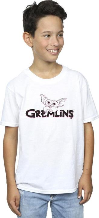 Immagine prodotto Gremlins Logo Line Maglietta Ragazzi (140, 146)