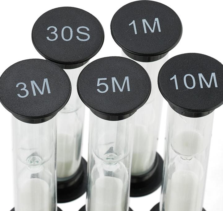 Actual product image Relaxdays 5-piece hourglass set