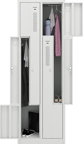 Produktbild eurokraft basic Z-Schrank (59 cm, 180 cm)