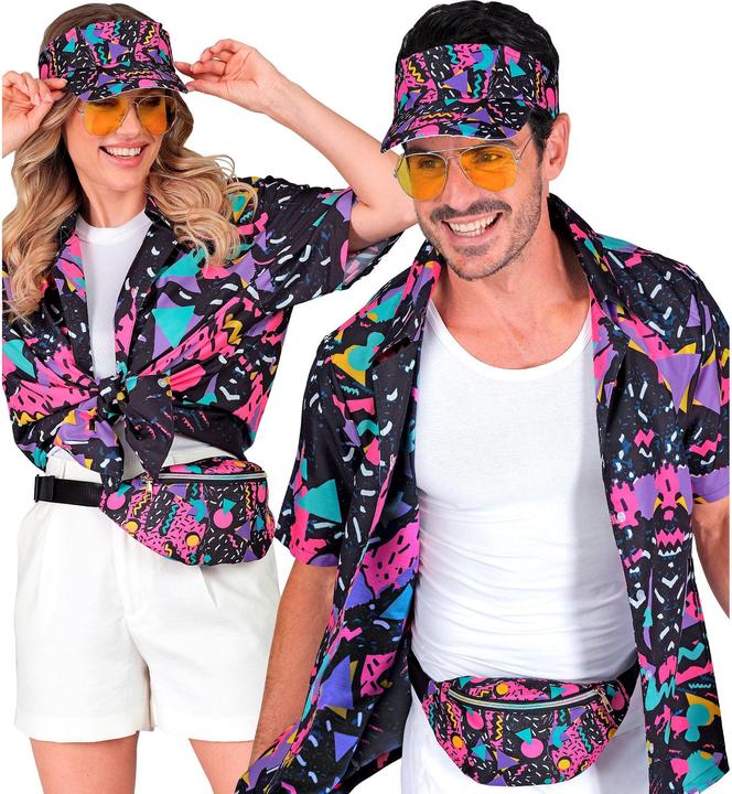 Produktbild Widmann The 80s FUNKY FASHION - funky black (Schirmmütze & Gürteltasche)