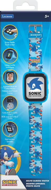 Actual product image Lexibook Sonic Kids Smartwatch with 8GB memory card included (DMW070SN)