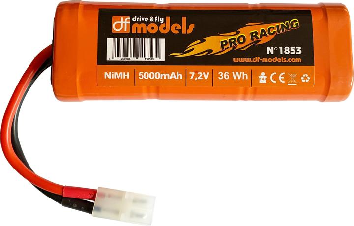 DF-Models Racing Pack NiMh 7,2V 5000mAh Tamiya (7.20 V, 5000 mAh)