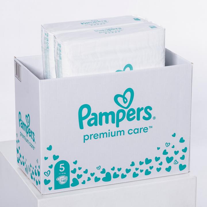 Immagine prodotto Pampers Premium (Dimensione 5, Pacco mensile, 148 Pezzo/i)