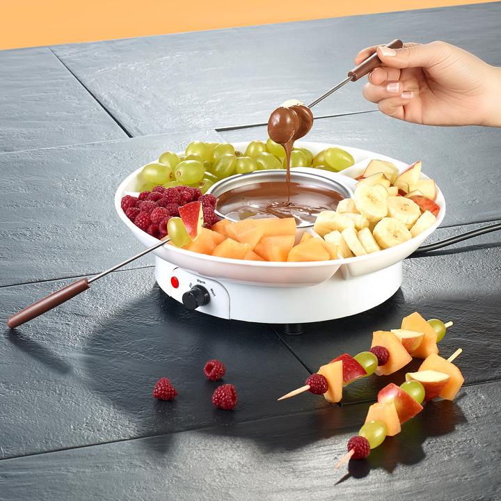 Produktbild Rosenstein & Söhne Elektrisches Schokoladen-Fondue für 2 Personen (Schokoladenfondue)