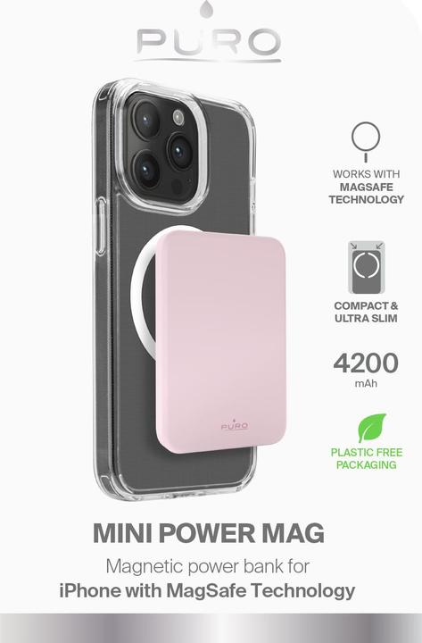 Immagine prodotto Puro Mini Power Mag (4000 mAh, 5 W, 5 Wh)