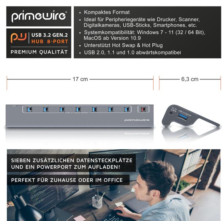 Produktbild Primewire Verteiler (8 Ports)