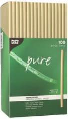 Produktbild Papstar 100 Trinkhalme Schilf "pure" Ø 7 mm · 20 cm (1 x)