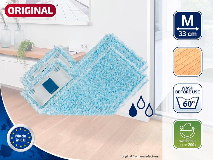 Produktbild Leifheit 2er Set Wischbezug CLEAN TWIST M Ergo super soft (2 Stk.)