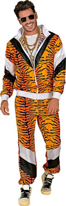 Produktbild Widmann 80er Jahre Retro Trainingsanzug Tigerprint (S)