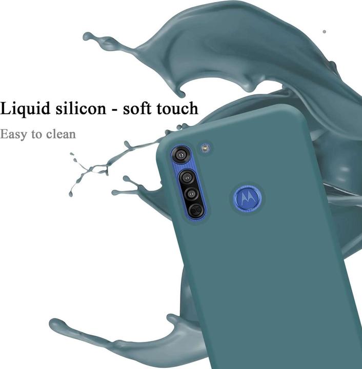 Produktbild Cadorabo Hülle für Motorola MOTO G8 TPU im Liquid Case Design (Motorola Moto G8)