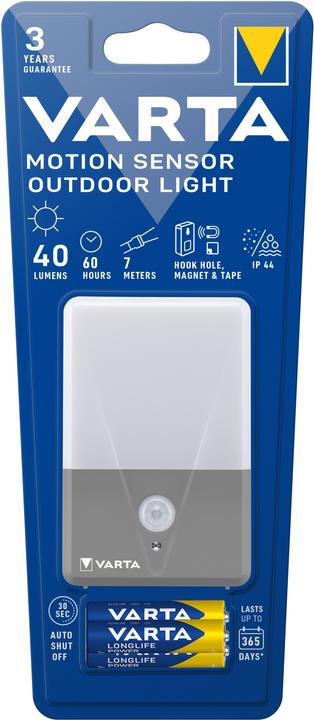 Actual product image Varta Motion Sensor Outdoor Light