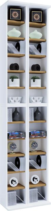 Actual product image VCM Wood CD DVD Stand Shelf Cabinet Almera (180 x 20 x 42 cm)