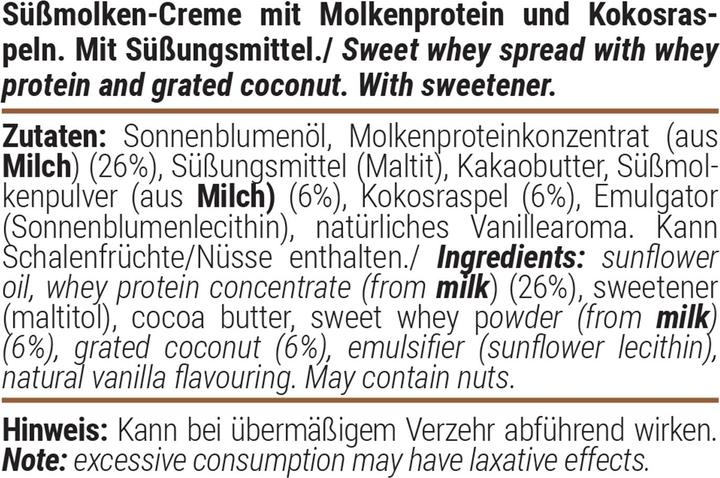 Valori nutrizionali e ingredienti Foodspring Crema di proteine (6 pz., 1200 g)