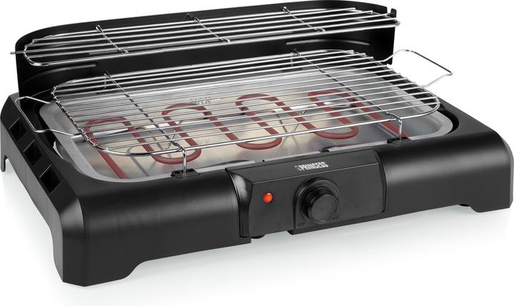 Productafbeelding Princess 112250 Elektrische BBQ met zijplanken Grill (2.20 kW)