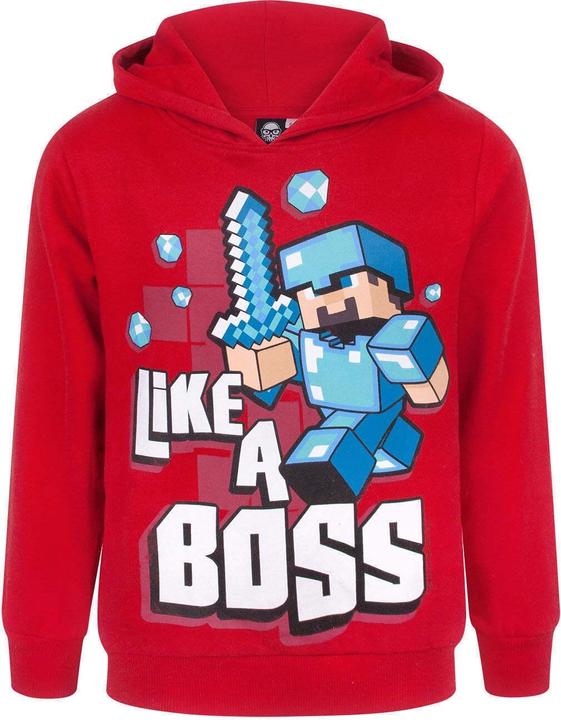 Immagine prodotto Minecraft Felpa con cappuccio Like A Boss Boys (116)