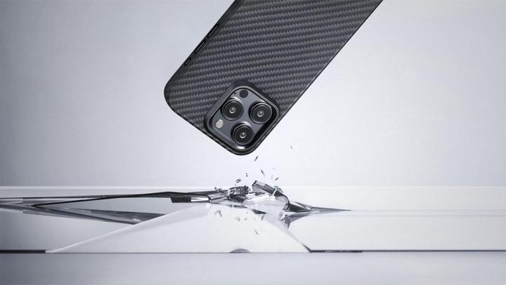 Image du produit Pitaka MagEZ Case Pro pour iP 15 Pro Max (Noir/Twill gris) 1500D (Apple iPhone 15 Plus)
