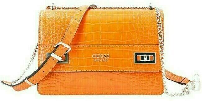 Immagine prodotto Guess Katey, Convertible Xbody Flap, Textile Crossbody Bag, Orange, HWCG78