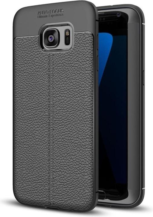 Produktbild König Design Handyhülle für Samsung Galaxy S6 Schutzcase Cover Silikon Bumper Etui Schwarz (Samsung Galaxy S6)