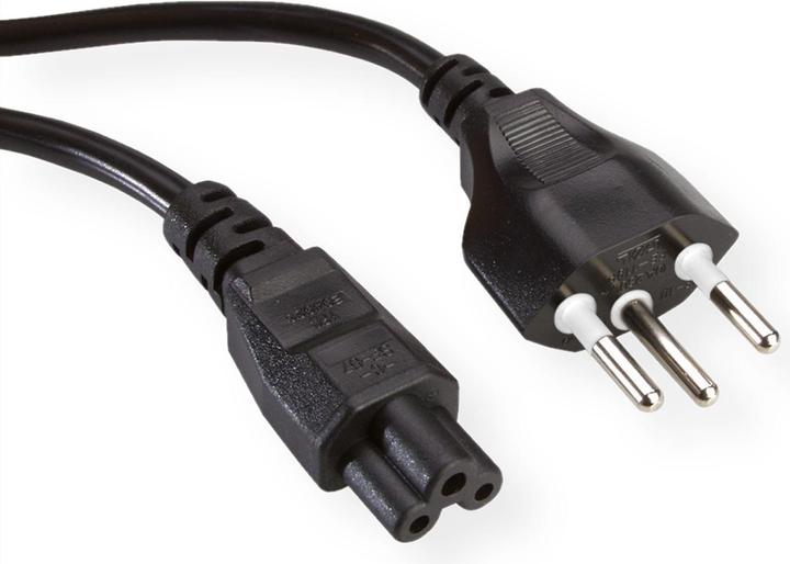 Roline Notebook power cable Switzerland T12 to C5 (1.80 m)