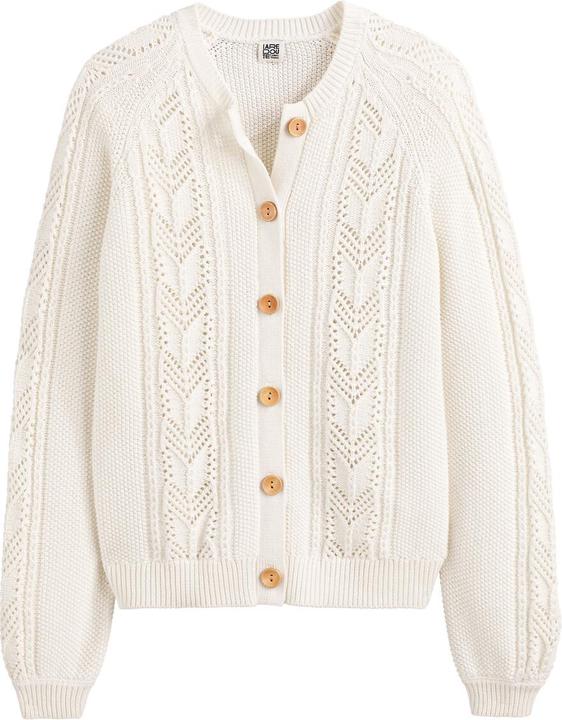 Actual product image La Redoute Collections Cardigan in pointelle knit (L)