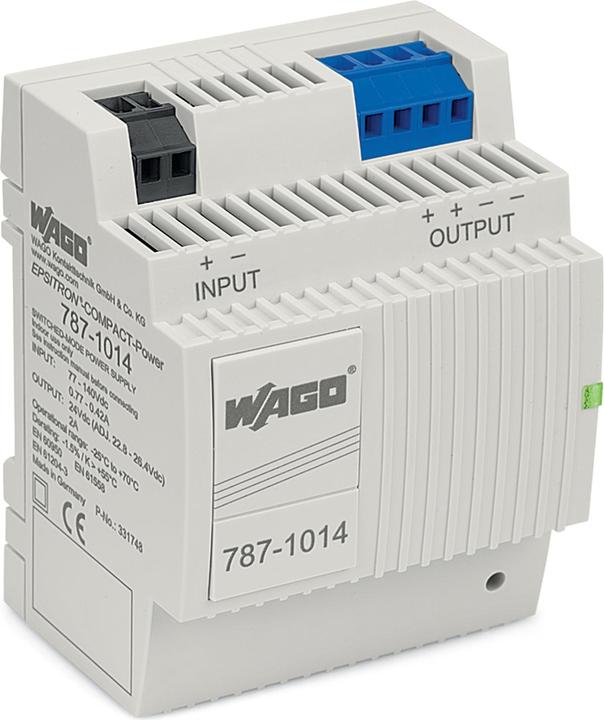 Image du produit Wago 787-1014 - Intérieur - 77 - 140 V - 48 W - 24 V - DC1-to-DC2 - 2 A