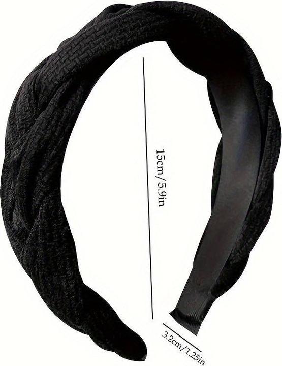 Immagine prodotto Activity Board 1Stück Schickes breites Stoffstirnband d - elegant geknotet