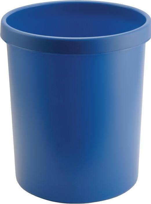 Image du produit Helit Corbeille à papier en plastique à bandes décoratives, capacité 18 l, lot de 5 (18 l)