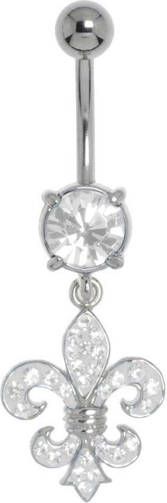 Produktbild Bijouteria Bauchpiercing (Chirurgenstahl 316L, Kristall, Messing rhodiniert)