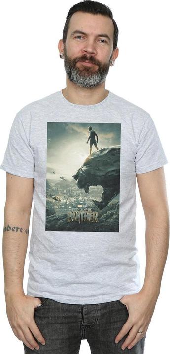 Immagine prodotto Maglietta con poster di Black Panther (L)