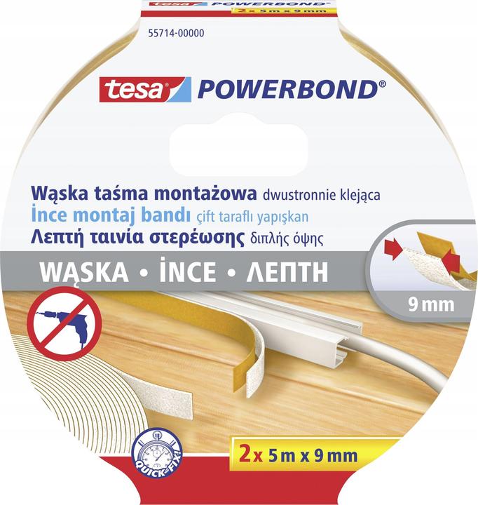 Produktbild tesa Schaumstoff-Montageband 5X18 55714-0000-03 (9 mm)
