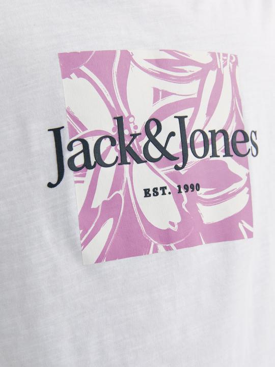 Actual product image Jack & Jones Jorlafayette Branding Tee Ss Crew Jnr (176)