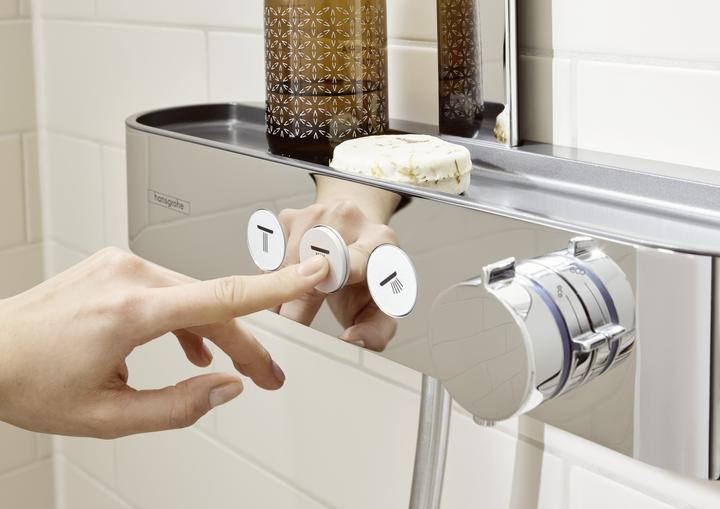 Produktbild hansgrohe Showerpipe 260 2jet mit ShowerTablet Select 400 : Farbe - Chrom