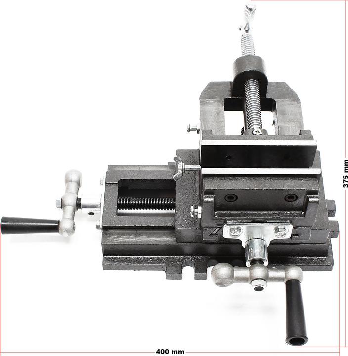 Immagine prodotto Wiltec Fresatrice a slitta a croce con morsa X-Y da banco 150 mm (150 mm)