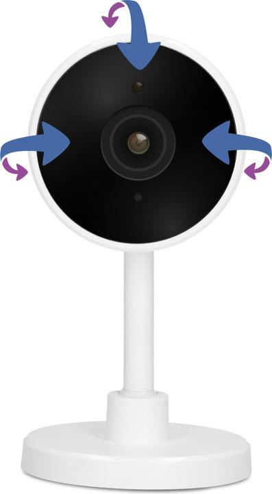Image du produit Alecto SMART-CAM10 - Smart wifi camera, aan domotica koppable IP camera - Wit (1920 x 1080 Pixels)