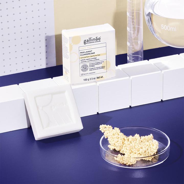 Actual product image Gallinée Prebiotic Perfume Free Cleansing Bar 100g