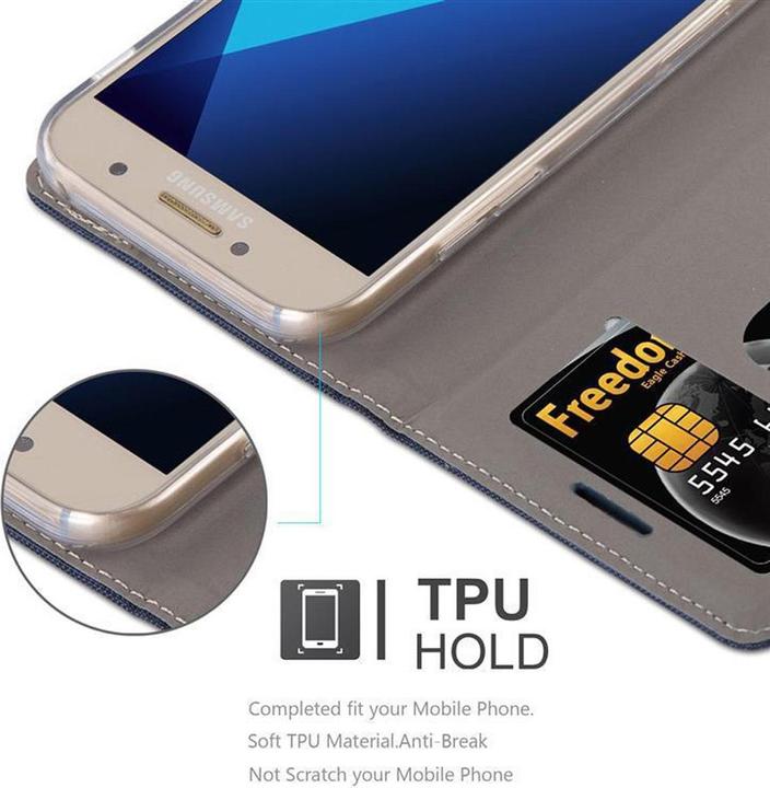 Image du produit Cadorabo Couverture look jeans Book (Samsung Galaxy A3 (2017))