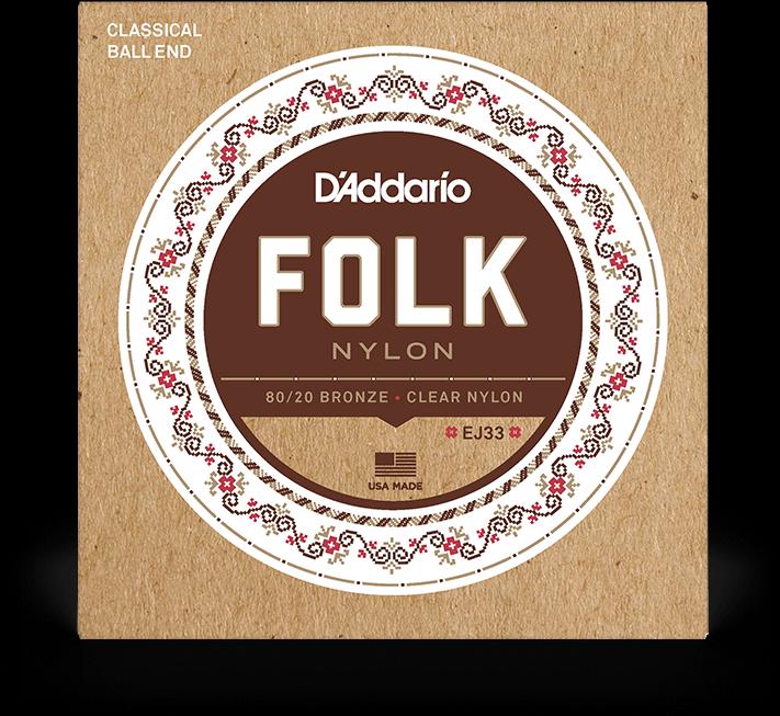 Actual product image D'Addario EJ33 Folk (6 x, Guitar, 0.05")